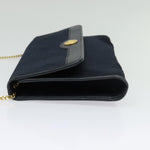 Christian Dior Vintage Chain Flap Shoulder Bag Diorissimo Canvas Medium - image 3
