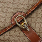 Celine Vintage Macadam Shoulder Bag Canvas and Leather - image 20
