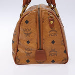 MCM Visetos logogramme Handbag Canvas and Leather - image 4