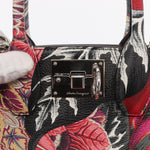 Salvatore Ferragamo Studio Satchel Printed Leather Small - image 20