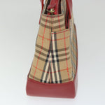Burberry Nova Check Handbag Leather and Nylon - image 4