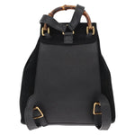 Gucci Vintage Bamboo Backpack Suede Mini - image 2