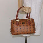 MCM Visetos logogramme Handbag Canvas and Leather - image 14