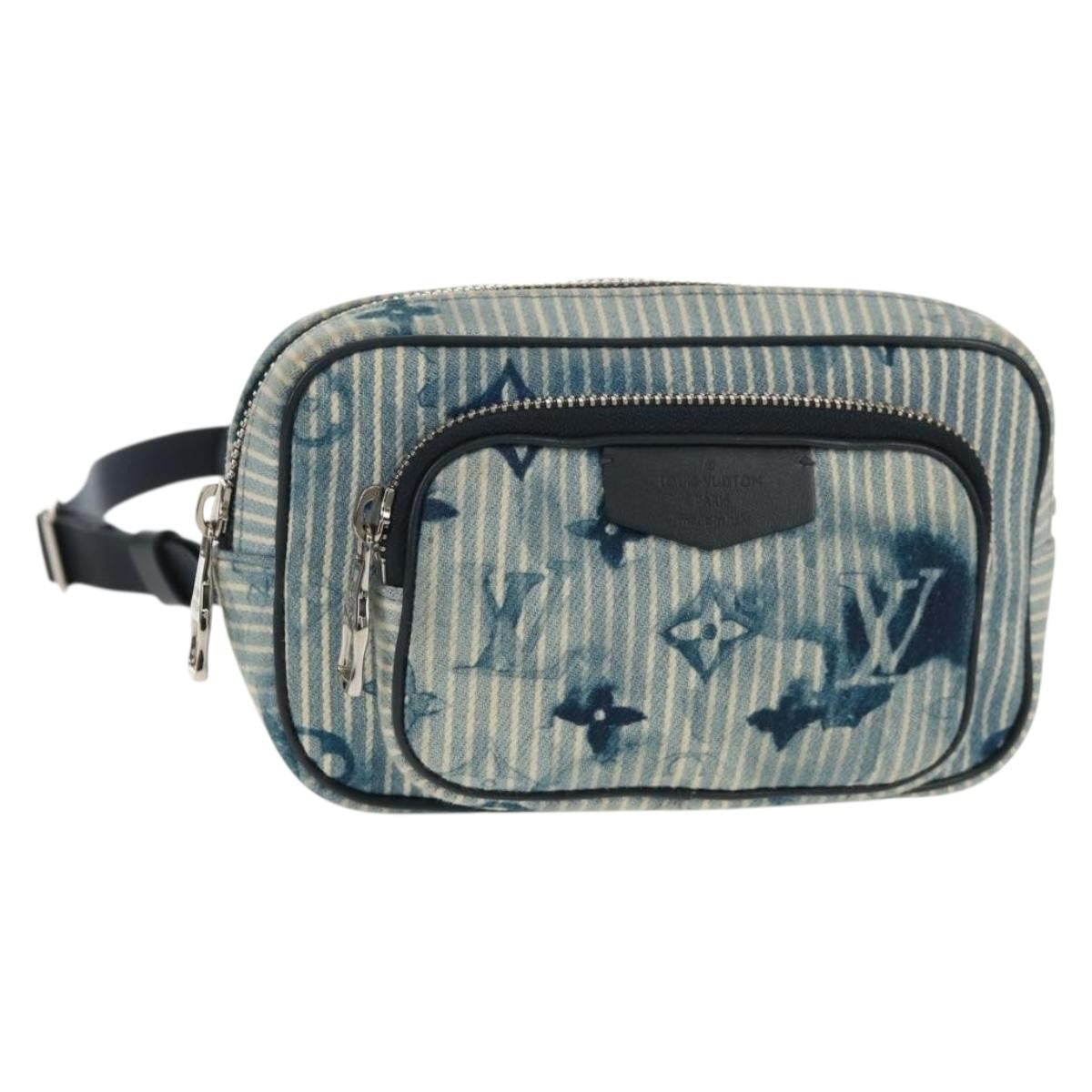 Louis Vuitton Outdoor Pouch Limited Edition Monogram Watercolor Stripes Denim - image 1