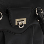 Salvatore Ferragamo Gancini Buckle Shoulder Bag Leather Large - image 12