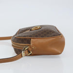 Celine Vintage Macadam Shoulder Bag Canvas and Leather - image 4
