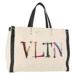 Valentino Garavani Grande Plage VLTN Tote Printed PVC with Leather Large - image 1