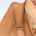 Celine Vintage Macadam Circle Logo Shoulder Bag Canvas and Leather - image 17