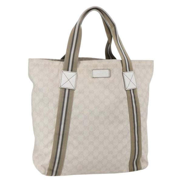 Gucci Original Web Tote GG Canvas Tall - image 1