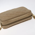 Chanel Vintage Diamond CC Camera Bag Quilted Leather Small - image 18
