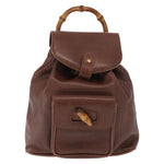 Gucci Vintage Bamboo Backpack Leather Mini - image 1