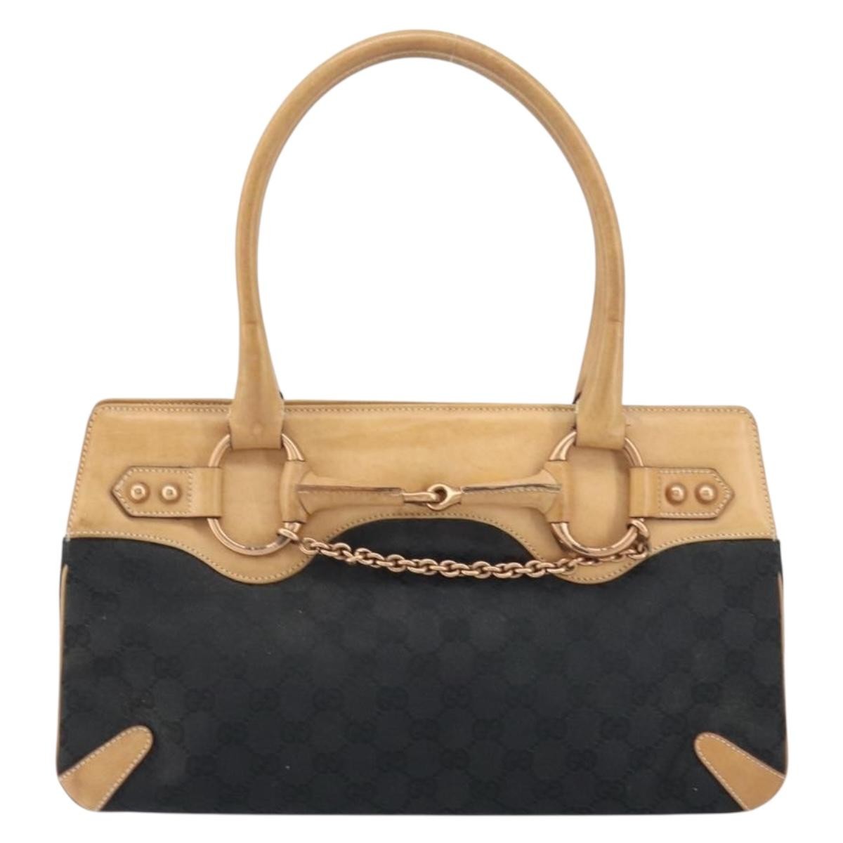 Gucci Horsebit Bracket Tote GG Canvas Medium - image 1