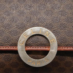 Celine Vintage Macadam Shoulder Bag Canvas and Leather - image 12