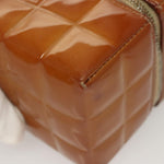 Chanel Rubiks Cube Wristlet Quilted Patent - image 15