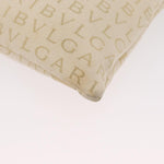 Bvlgari Logomania Shoulder Bag Canvas with Leather - image 12