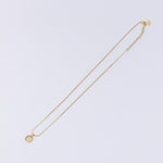Christian Dior CD Round Pendant Necklace Metal - image 1