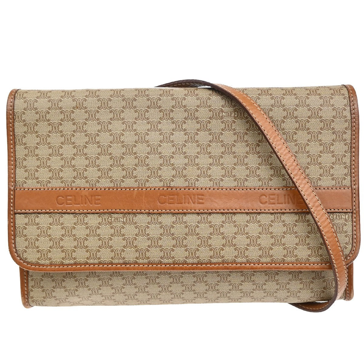 Celine Macadam Pochette Canvas and Leather - image 1