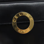 Celine Circle Logo Shoulder Bag Leather - image 13