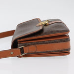 Celine Vintage Macadam Shoulder Bag Canvas and Leather - image 4