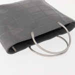 Chanel Vintage Chocolate Bar Metal Ring Tote Quilted Lambskin Medium - image 7