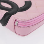 Chanel Cambon Zip Around Cosmetic Case Quilted Leather - image 8