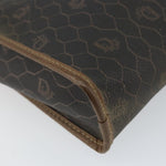 Christian Dior Vintage Honeycomb Zip Pouch Canvas and Leather - image 10