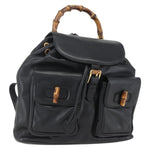 Gucci Vintage Bamboo Backpack Leather - image 18
