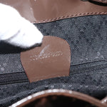 Gucci Vintage Bamboo Backpack Nylon and Patent Leather Mini - image 7