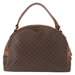 Celine Vintage Macadam Handbag Canvas and Leather - image 2