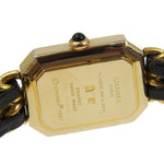 Chanel Premiere Rock Quartz Watch Plated Metal and Leather 20 - image 5