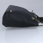 Bally Vintage Chain Shoulder Bag Quilted Leather - image 4