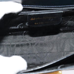 Salvatore Ferragamo Gancini Convertible Top Handle Bag Leather Medium - image 5