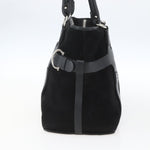 Salvatore Ferragamo Gancini handbag Suede - image 4