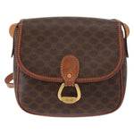 Celine Vintage Macadam Shoulder Bag Canvas and Leather - image 1