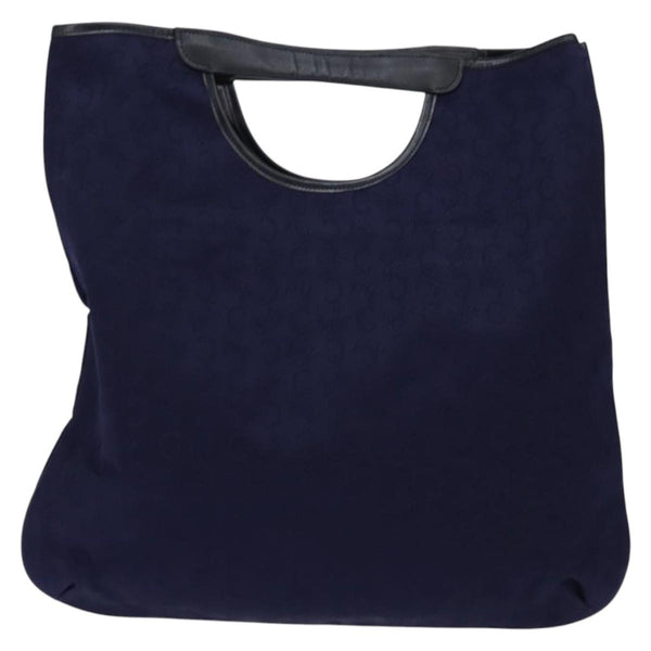 Celine C Sulky Handbag Canvas