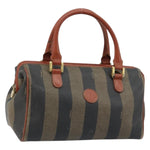 Fendi Vintage Pequin Convertible Boston Bag Coated Canvas Mini - image 17