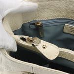 Salvatore Ferragamo Gancini handbag Leather - image 12