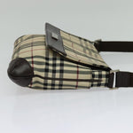 Burberry Vintage Flap Crossbody Bag Haymarket Canvas - image 4