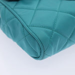 Prada Pushlock Chain Flap Bag Quilted Tessuto Mini - image 10