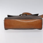 Celine Vintage Macadam Circle Logo Shoulder Bag Canvas and Leather - image 15