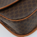Celine Vintage Macadam Shoulder Bag Canvas and Leather - image 10