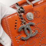 Chanel CC No.5 Shopping Tote Perforated Patent Medium - image 13