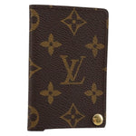 Louis Vuitton Porte Cartes Pression Card Case Monogram Canvas - image 1