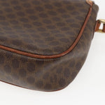 Celine Vintage Macadam Shoulder Bag Canvas and Leather - image 12