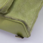 Gucci Gucci bamboo backpack daim mini - image 10