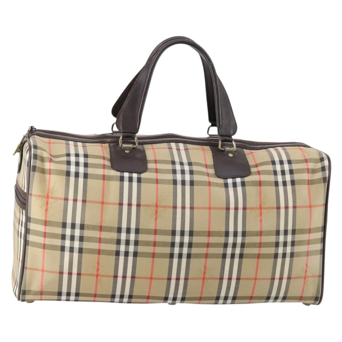 Burberry Vintage Duffle Bag Haymarket Canvas Large - image 1
