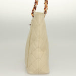 Chanel Vintage CC Tote Leather Small - image 3