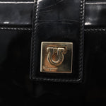 Salvatore Ferragamo Gancini Shoulder Bag Patent Leather - image 12