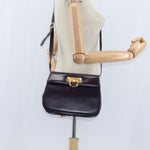 Salvatore Ferragamo Gancini Shoulder Bag Leather - image 13