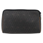 Christian Dior Vintage Honeycomb Zip Pouch Canvas and Leather - image 2